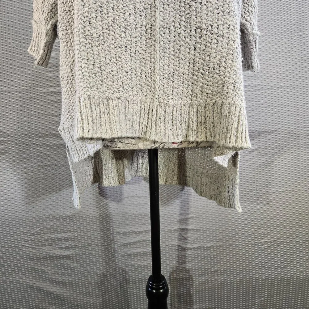 Free People Oversized Cozy Cat Chunky Pullover Knit Sweater XS Slouchy Boxy Boho - Picture 2 of 13